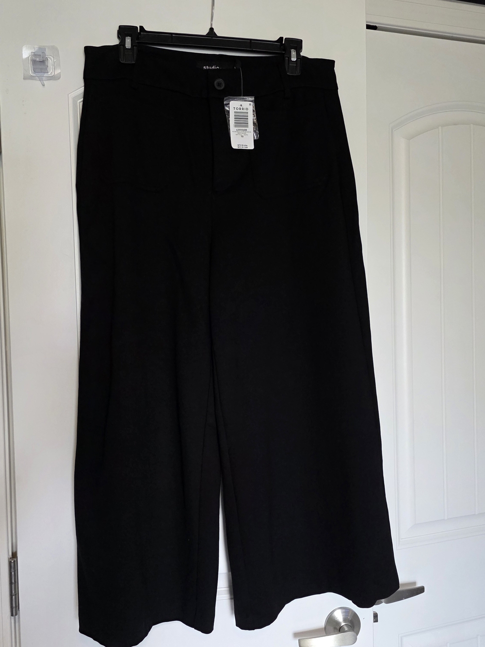 torrid Black Wide-Leg High Waist Pants